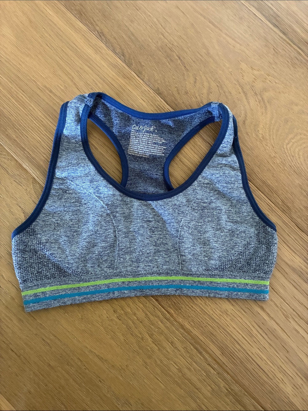 Cat & Jack Girls Navy Sports Bra
